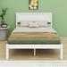 Red Barrel Studio® Dalmann Bed Wood in White | 36.1 H x 57.2 W x 79.5 D in | Wayfair D624C91F46444C95B3A5A1B3E3A616A0