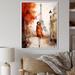 Ophelia & Co. Fashionista In Vintage Paris Watercolor I Framed On Canvas Print Canvas, Cotton in Red | 20 H x 12 W x 1 D in | Wayfair