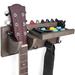 Loon Peak® Wall Mount Guitar Hanger Shelf Wood in Gray | 5.5 H x 15 W x 4.5 D in | Wayfair A3446F79D64B4812AE540A88C302D349