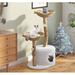 Tucker Murphy Pet™ Eleah 46.85" H Cat Scratching/Climbing Tree Tower, w/ Spacious Cat Condo & Soft Plush Platform, in Gray | Wayfair