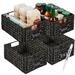 Bay Isle Home™ Seagrass General Basket Seagrass, Wood in Black | 5 H x 9 W x 9 D in | Wayfair EB2D4CD6E6864F72A2116B601CB38866