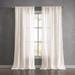 French Connection Charter Crushed Rod Pocket Window Curtain Pair