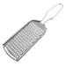 Kitchen Handheld Stainless Steel Potato Fruit Grater Shredder - Silver Tone - 8.4" x 2.2" x 0.1"