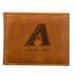 Brown Arizona Diamondbacks Laser-Engraved Billfold Wallet