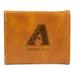 Brown Arizona Diamondbacks Laser-Engraved Trifold Wallet