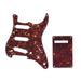 Andoer High-Quality Tortoise Red Guitar Pick Guard Back Plate with 20pcs Screws Fits American Modern Standard Guitars