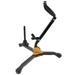 Foldable Saxophone Stand Sax Rack: Adjustable Alto Sax Stand Portable Tripod Saxophone Holder Metal Triangle Base Bracket for Alto Sax Tenor Sax