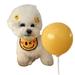 Jzenzero Yellow Pet Saliva Towel Dog Birthday Party Photograph Props Suitable for Pomeranian Small Dog
