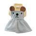 Pet Clothes Dogs Cats Cartoon Bear Ears Traction Chest Back Beautiful Couple Outfit Dog Sweaters B XS