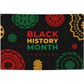 Black History Month 2024 Banner Poster Holiday Backdrop Large Background Decoration Home Decor for Party Welcome Banner Outdoor Sign/Flag for Garden/Yard/Lawn