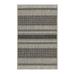 2 X 3 Gray And Black Indoor Outdoor Area Rug