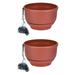 2 Pcs Flowerpot Flower Pots Garden Supply Terracotta Pots Orchid Pot Plant Hanger Indoor Balcony Plant Pot