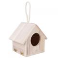 Bird House Outdoor Birdhouse Natural Wooden Bird Houses For Outside Clearance Bluebird Finch Cardinals Hanging Bird Box Garden Viewing For Garden Courtyard