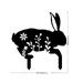 Qepwscx Rabbit Garden Inserts Bunny Decorative Easter Outdoor Signs Black Acrylic Stake Garden Decor Photo Ornaments Rabbit Stakes Rabbit Garden Statue Easter Decoration Clearance