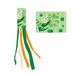 FUYUYU St Patricks Day Ornaments St Patricks Day Windsock Flag Garden Hanging Flag Green Pattern Irish Festival Decoration Outdoor Patio Party Decoration Supplies Home Decor