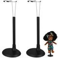 2 Pcs Doll Brackets Portable Doll Support Stands Practical Dolls Toys Storage Racks Display Racks for Shop Home