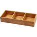 Drawer Organizer Box Multi-Use Storage For Junk Drawer Office Home Kitchen Bedroom Children Room Craft Sewing And Bathroom 6X15x2.5 Inch
