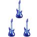 3 Pieces Electric Guitar Toy Childrens Musical Instruments Guitar for Kids Preschool Child