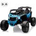 12V Kids Electric Car Licensed Can-Am Electric Off-Road UTV Car Child Car Large Seat Kids Car Double Seat Child Car Child Riding toys Kids Truck Remote Control Boys and Girls Car Blue