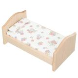 Doll House Cot Decor Mini House Bed Toy for Kids Doll Toys Miniature Bed Baby Doll Bed