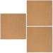 3pcs 45x45cm Cork Board Natural Environmental Protection Cork Stick Bulletin Memo Pin Board Photos Message Boards