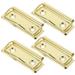 4Pcs Clipboard Mounted Clips Clipboard Accessories Clip Board Clips Metal Bills Clips for Office