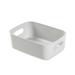 Desktop Storage Basket Kitchen Organizer Desk Cosmetic Storages Box Organization and Storage Tray Kitchen Drawer Organizer Household Storage Tray Small Gray