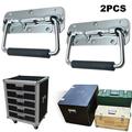 RAINB 2Pcs Spring Loaded Trunk Drawer Toolbox Cabinet Chest Lifting Pull Puller Handle