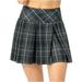 Plaid Tennis Skirt with Shorts Pleated Mini Skirt Casual Golf A Line Skorts Skirts for Women with Pocket