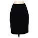 H&M Casual Skirt: Black Solid Bottoms - Women's Size 4