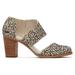 TOMS Women's Milan Mini Cheetah Canvas Closed Toe Heels Shoes Black/Brown/Natural, Size 12
