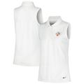 Women's Nike White Arnold Palmer Invitational Victory Sleeveless Performance Polo