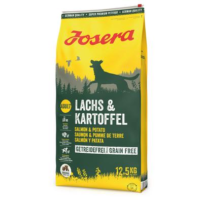 Sparpaket: 2x12,5 kg Josera Lachs & Kartoffel getreidefrei Hundefutter trocken