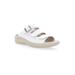 Women's Breezy Walker Slide Sandal by Propet in White Onyx (Size 7 M)