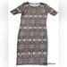 Lularoe Dresses | Gorgeous Lularoe Julia Dress. Like New! Large | Color: Gray/Pink | Size: L