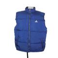 Adidas Jackets & Coats | Adidas Men's Blue Sleeveless Full Zip Outdoor Winter Puffer Vest Size Xxl | Color: Blue | Size: Xxl