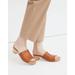Madewell Shoes | Madewell Women's The Evelyn Slide Comfortable Leather Wooden Clog Side 8.5 Tan | Color: Tan | Size: 8.5