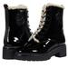 Tory Burch Shoes | New Tory Burch Miller Genuine Shearling Trim Leather Boot Size 8.5 Women Black | Color: Black | Size: 8.5