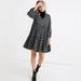 Madewell Dresses | Madewell Nwot Flannel Colette Mini Dress In Plaid Size 6 Medium Winter Green | Color: Green/Purple | Size: 6