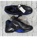 Adidas Shoes | Adidas Tmac 3 Restomod Athletic Basketball Shoes Black Blue Gy0258 Mens Size 8 | Color: Black/Blue | Size: 8