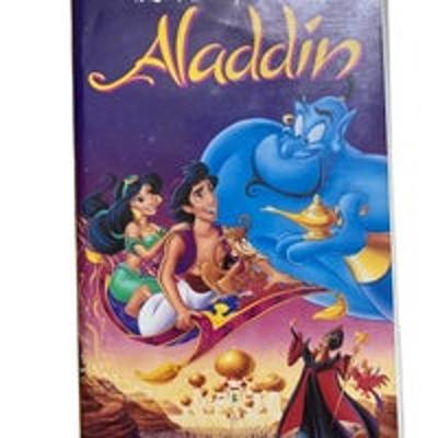 Disney Media | Aladdin Vhs Tape Walt Disney Classic Kids Movie | Color: Purple | Size: Os