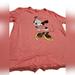 Disney Tops | Disney Women's Minnie Mouse Winking Big Portrait Red Graphic Tee T-Shirt Size Xl | Color: Red | Size: Xl