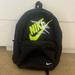 Nike Accessories | New Without Tags Nike Back Packs. | Color: Black/Green | Size: Osbb