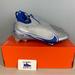 Nike Shoes | Nike Vapor Edge Elite 360 Flyknit Football Cleats Grey Ao8276-010 Men Sz 8.5 | Color: Blue/Silver | Size: 8.5