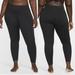 Nike Pants & Jumpsuits | Nwt Nike Yoga Dri-Fit Black Leggings Tight Fit High Rise 7/8 Length Sz 1x 2x 3x | Color: Black | Size: Various