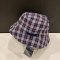 Burberry Accessories | Authentic Burberry London Nova Check Plaid Reversible Bucket Hat Navy Size M New | Color: Blue/Red | Size: Medium