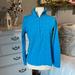 Columbia Tops | Columbia Blue Pullover Cozy Comfy Fleece Zip Neck Womens Small Long Sleeve | Color: Blue | Size: S
