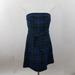 American Eagle Outfitters Dresses | American Eagle Dress 0 Wool Plaid Strapl | Color: Blue/Green | Size: 0