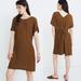 Madewell Dresses | Madewell Downtown Tie-Back Olive Swing Dress | Color: Green | Size: Xs