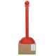 MR. CHAIN 93605 Stanchion,Post Dia. 3",Red